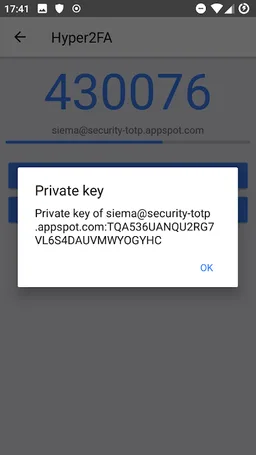 Two factor authenticator with export - Hyper2FA screenshot 4