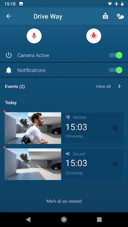 Bosch Smart Camera screenshot 2