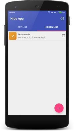 Hide Application screenshot 3