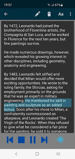 Note Text Reader (Read aloud) screenshot 3