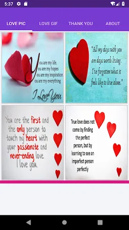 Romantic Love GIF screenshot 5