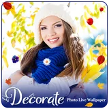 Decorate Photo Live Wallpaper icon