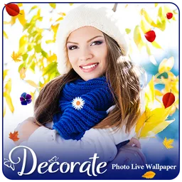 Decorate Photo Live Wallpaper icon