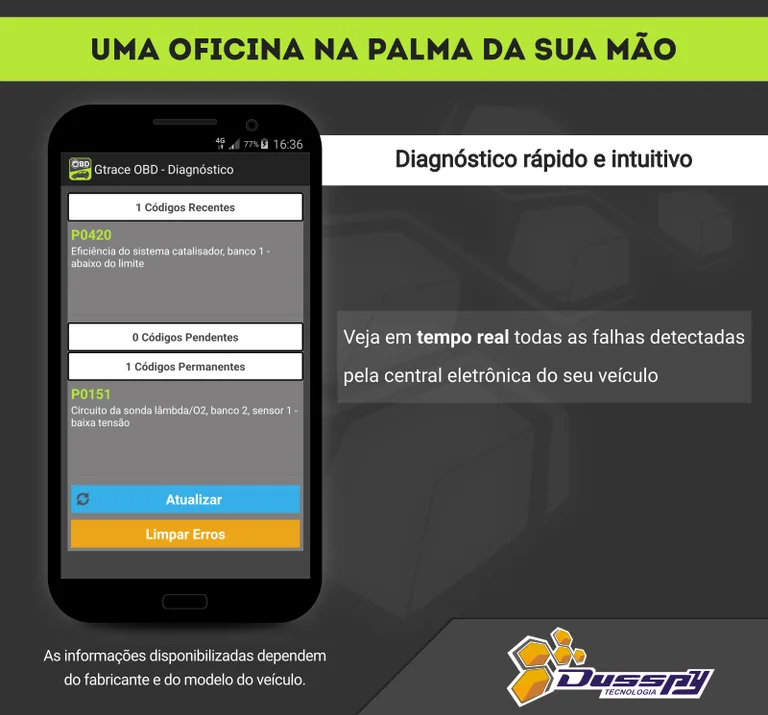 OBD Gtrace | Scanner Diagnósti screenshot 3