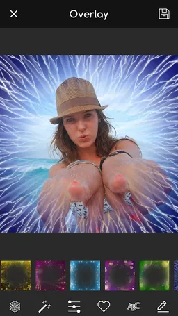 Overlay Glitter Sparkle Effect screenshot 2