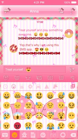 Emoji Keyboard - Cute Knot screenshot 7