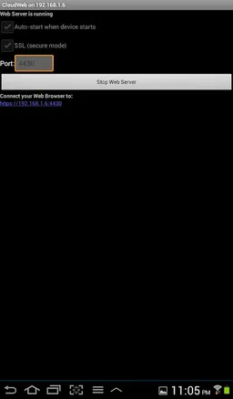 CloudWeb - File & Web Server screenshot 6