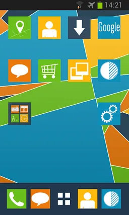 FlatUI GO Launcher Theme screenshot 1