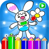 Live coloring for kids icon