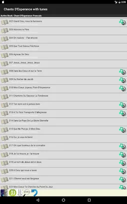 Chants D'Esperance with Tunes screenshot 8