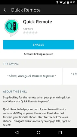 Quick Remote for Alexa & Roku screenshot 1