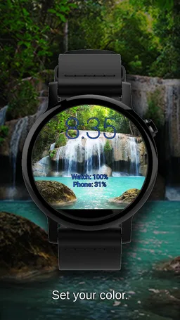 Watch Face Waterfall Wallpaper screenshot 6