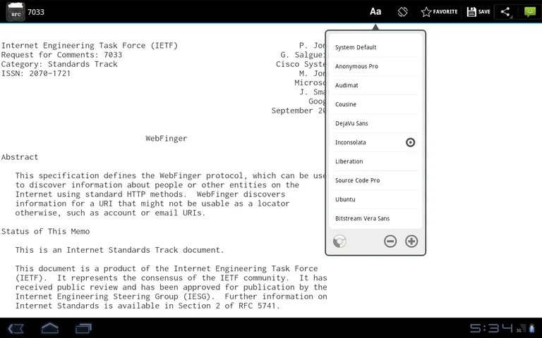 Pocket RFC screenshot 5