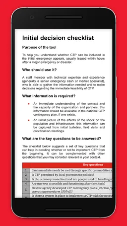 Cash in Emergencies Toolkit screenshot 6