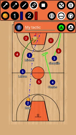 Basketball Tactic Board screenshot 3