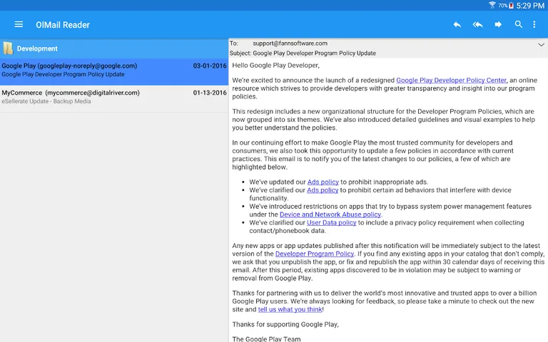 OlMail Reader and Exporter screenshot 4