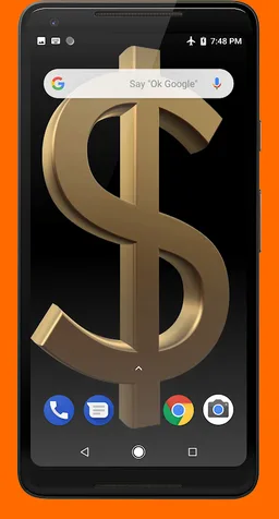 Golden Dollar Sign Video Wallpaper screenshot 2