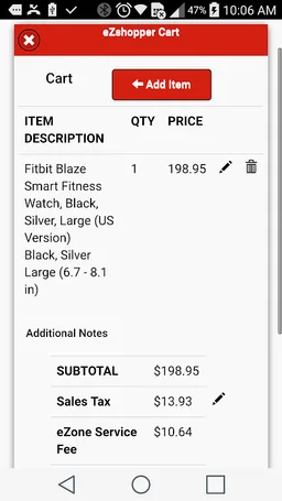 eZshopper screenshot 4