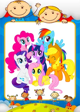 Coloring my little pony Games screenshot 2
