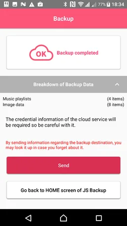 JS Backup – Restore & Migrate screenshot 5