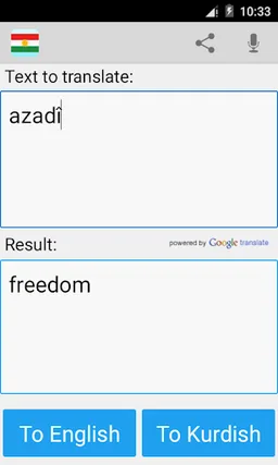 Kurdish English Translator screenshot 4