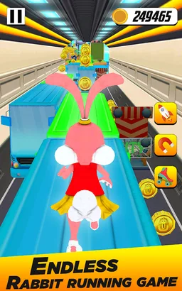 Bunny Runner: Subway Easter Bunny Run screenshot 1