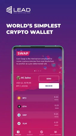 Lead Wallet (BETA) - Store & Swap Cryptocurrencies screenshot 11