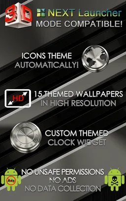 Next Launcher 3D Theme Prime screenshot 10