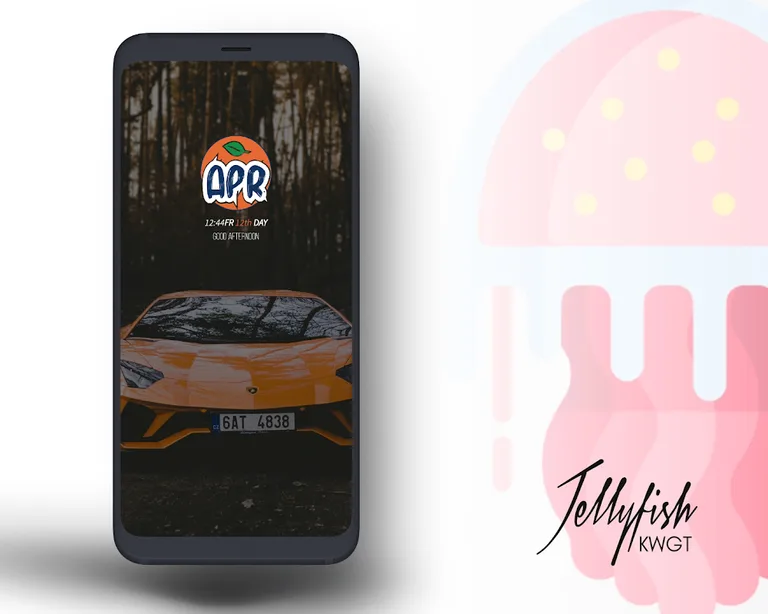 Jellyfish KWGT screenshot 7