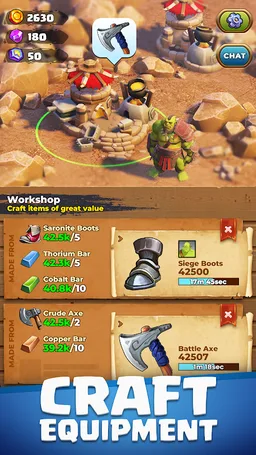 Orecraft: Orc Mining Camp screenshot 2