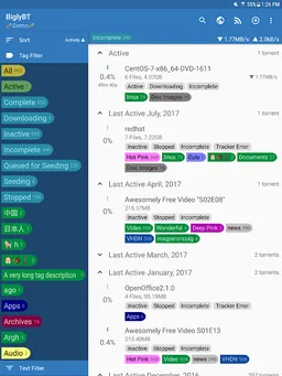BiglyBT, Torrent Downloader Client screenshot 1