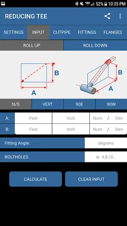 Pipe Fitter Calculator screenshot 2