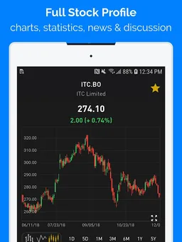 India StockX - BSE/NSE Live Markets: Chart & News screenshot 14