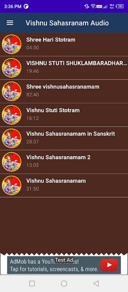 Vishnu Sahasranam Audio screenshot 2