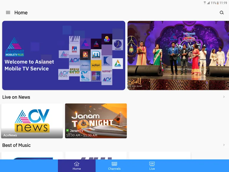Asianet MobileTV Plus screenshot 2