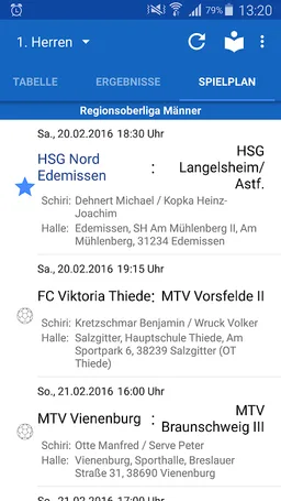 HSG Nord Edemissen screenshot 2