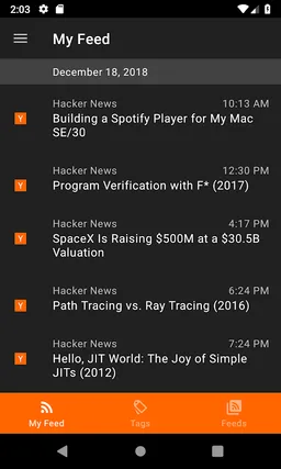 Aggregator Next screenshot 1