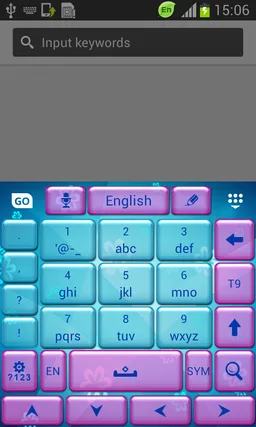 Keyboard Themes Blue screenshot 7