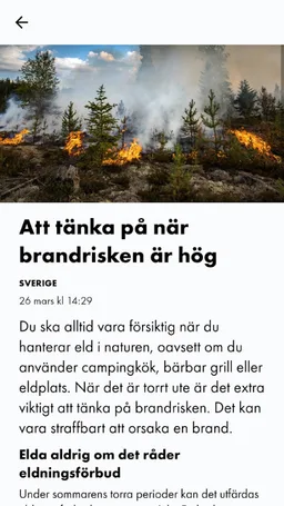 Krisinformation.se screenshot 4