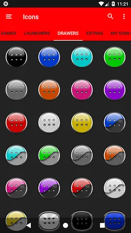 Red Icon Pack v8.3 (Free) screenshot 8