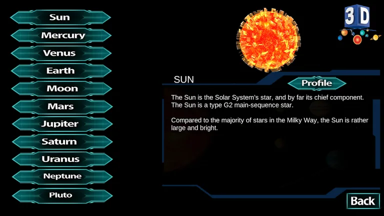 Solar System 3D : Space View Planets screenshot 4