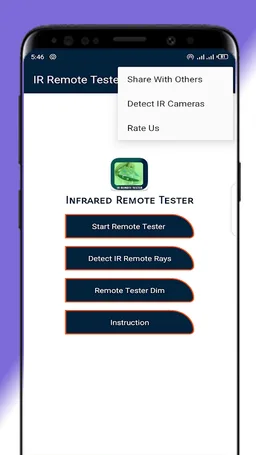 Universal IR Remote Tester Infrared Rays Detectors screenshot 4