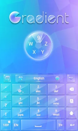 Gradient GO Keyboard Theme screenshot 5