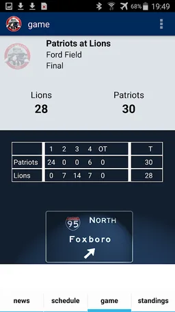 New England Football - Patriot screenshot 3