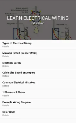 Learn Electrical Wiring screenshot 1