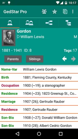 GedStar Pro Genealogy Viewer screenshot 6