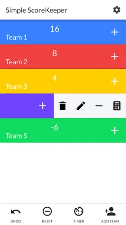 Simple ScoreKeeper screenshot 3