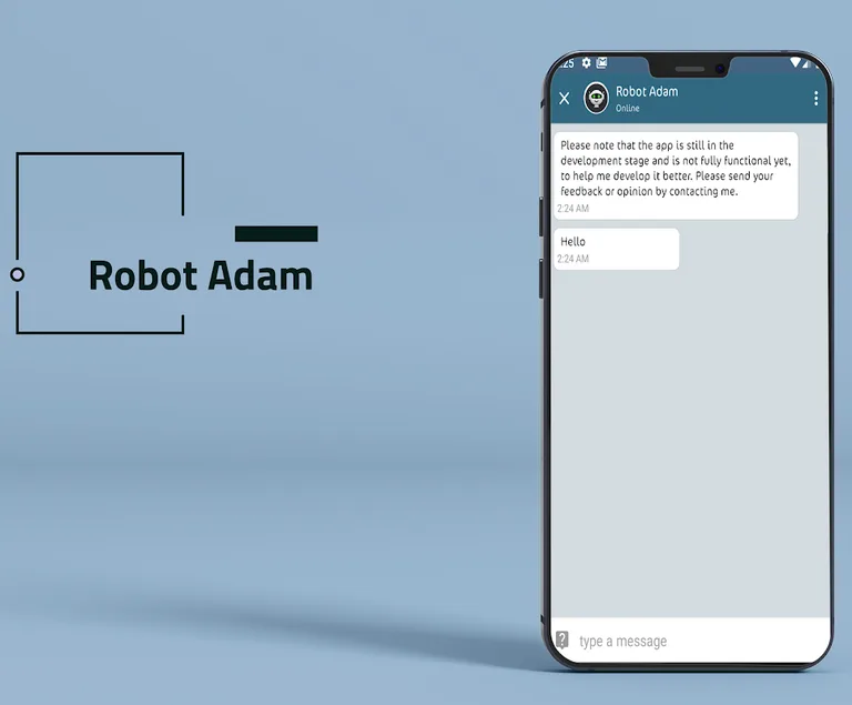 Talk to the talking robot Adam screenshot 2