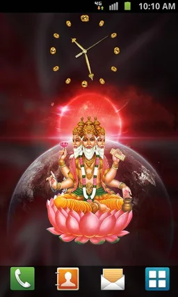 God Brahma Clock LWP screenshot 5
