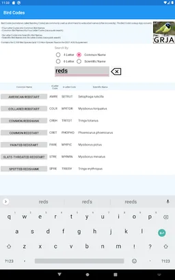 Bird Code Lookup screenshot 18